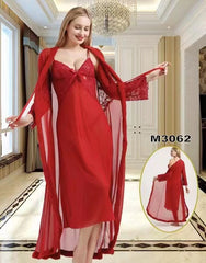 Body Girl 2-Pieces Bridal Nightwear Nighty & Gown For Girls & Women