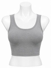 Body Girl Ribbed Crop Sports Bra Free Size