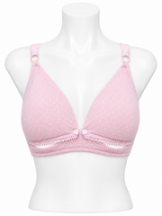 Body Girl Polka Dot Front-Open Bra