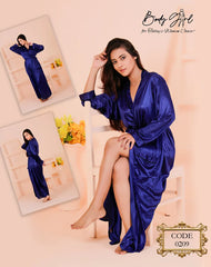 Body Girl 1-Pieces Long Gown Nightwear For Girls & Women Free Size