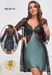 Body Girl New Bridal Lace Nightwear For Girls & Women Free Size