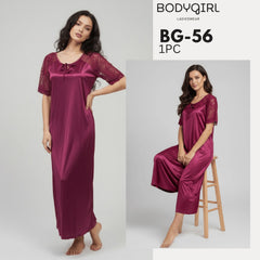 Silk Nightdress - Luxury Empire Waist Maxi Dress