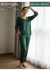 Luxury Silk Pajama Set - Women's Two Piece Sleepwear