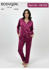 Luxury Silk Pajama Set - Women's Two Piece Sleepwear