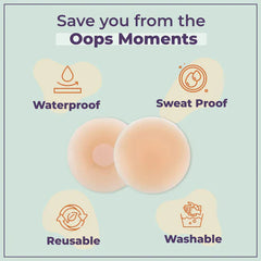 Women Reusable Pasties Silicone Nipple Cover Sticker