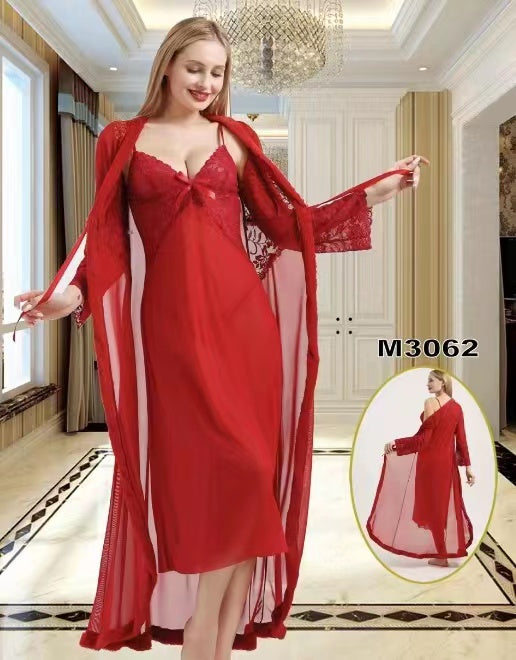 Body Girl 2-Pieces Bridal Nightwear Nighty & Gown For Girls & Women