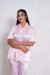 Body Girl Light Pink 2-Piece Pajama Set - Comfortable & Soft Sleepwear for Women