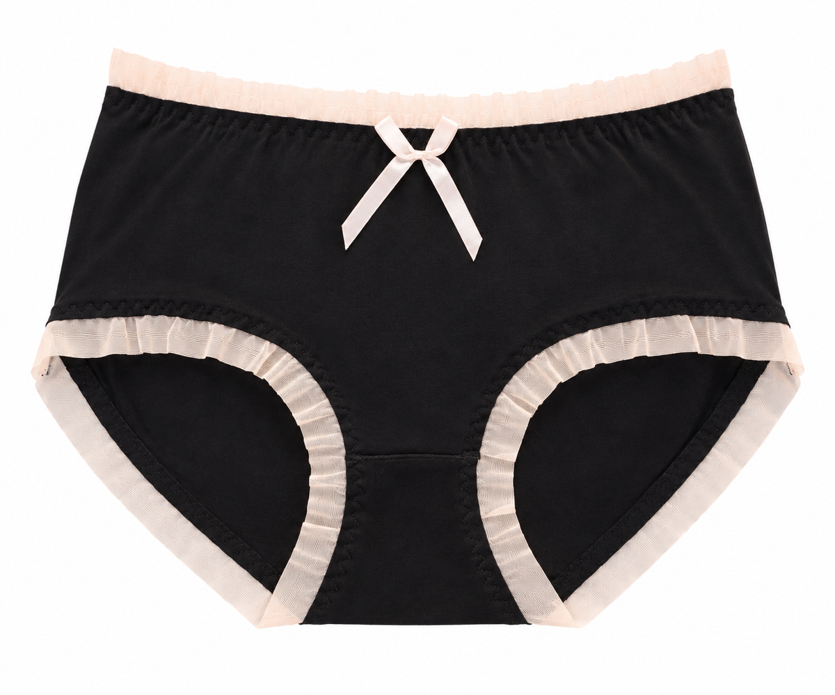 Lace Trim Panty – Free Size | 6 Colors