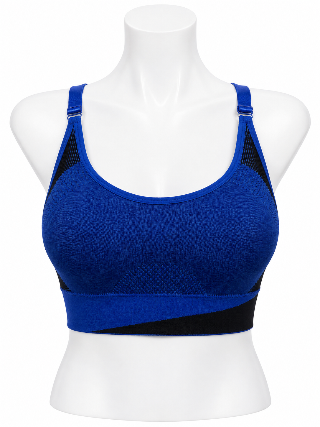 Body Girl Two-Tone Mesh Sports Bra