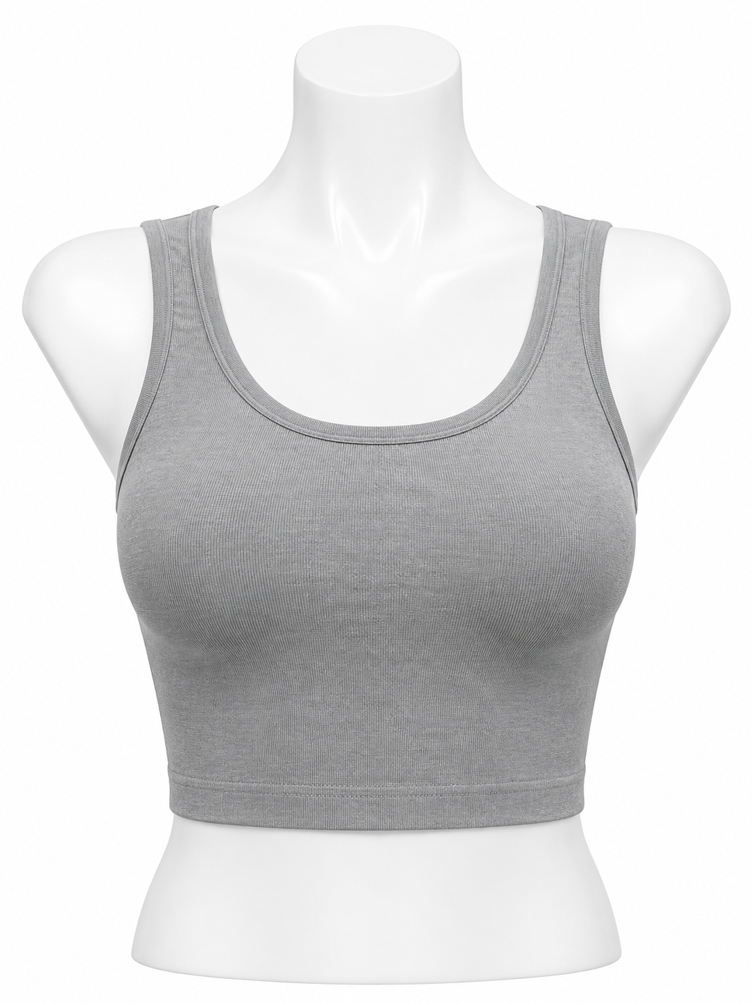 Body Girl Ribbed Crop Sports Bra Free Size