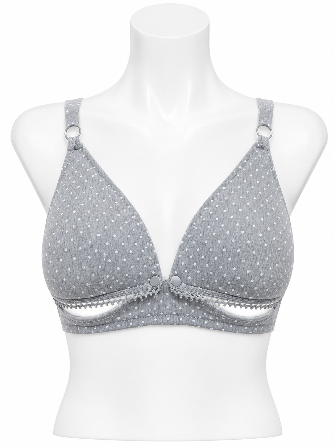 Body Girl Polka Dot Front-Open Bra