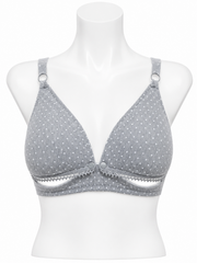Body Girl Polka Dot Front-Open Bra