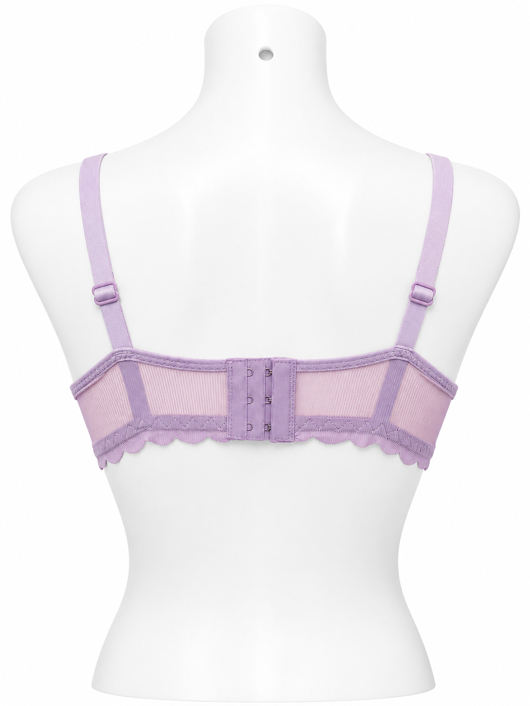Body Girl Front-Open Bra with Scallop Lace