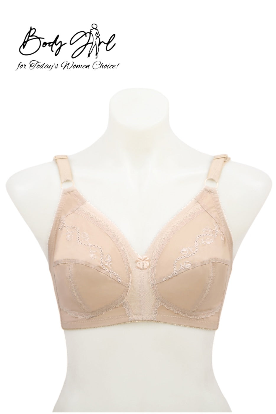 Body Girl Sensation Bra – Non-Padded Wire-Free Lace Comfort