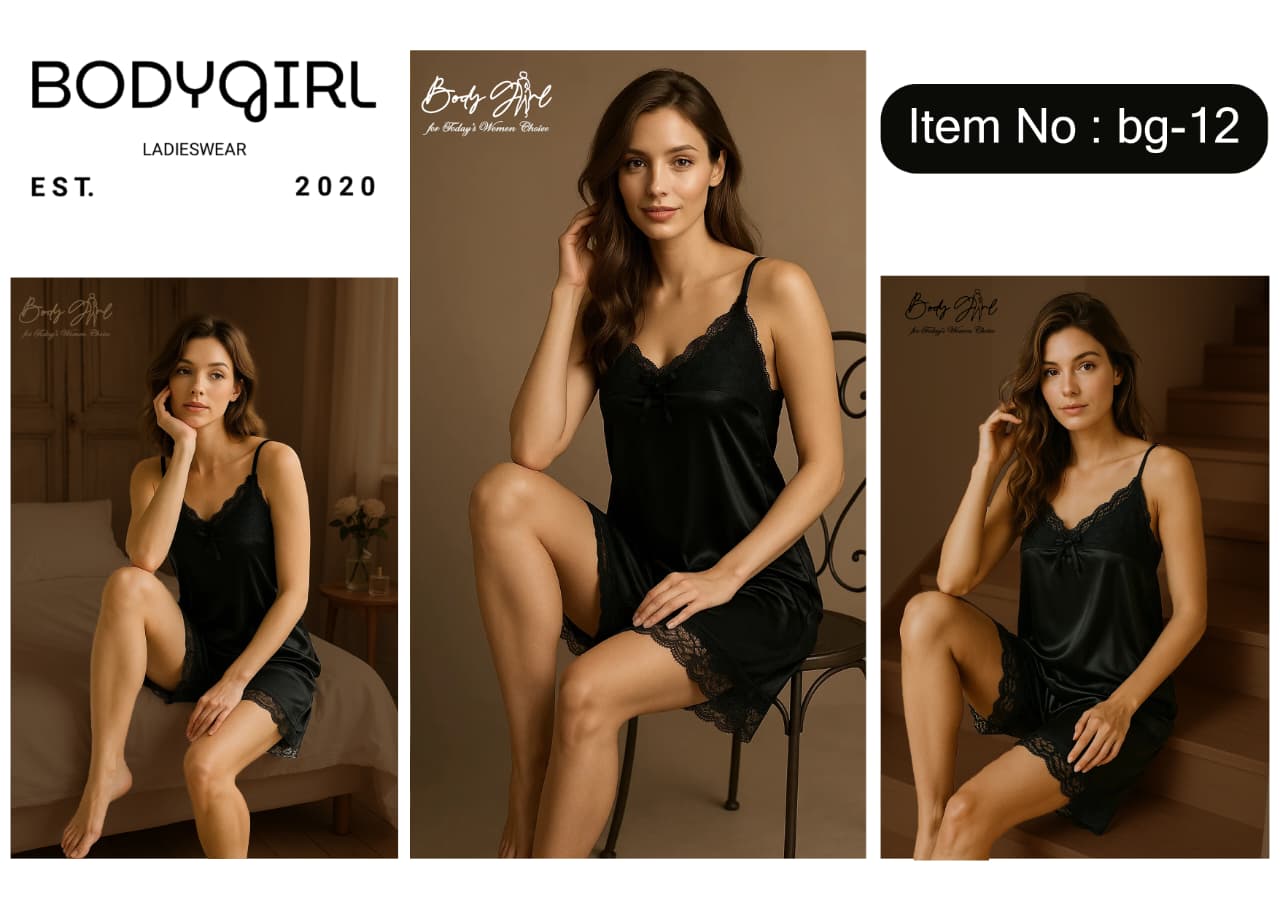  Silk Nightdress - Luxury Lace Trim Slip Dress for Women 