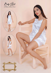 Body Girl Comfortable White Sexy Sleep Skirt For Girls & Women Free Size