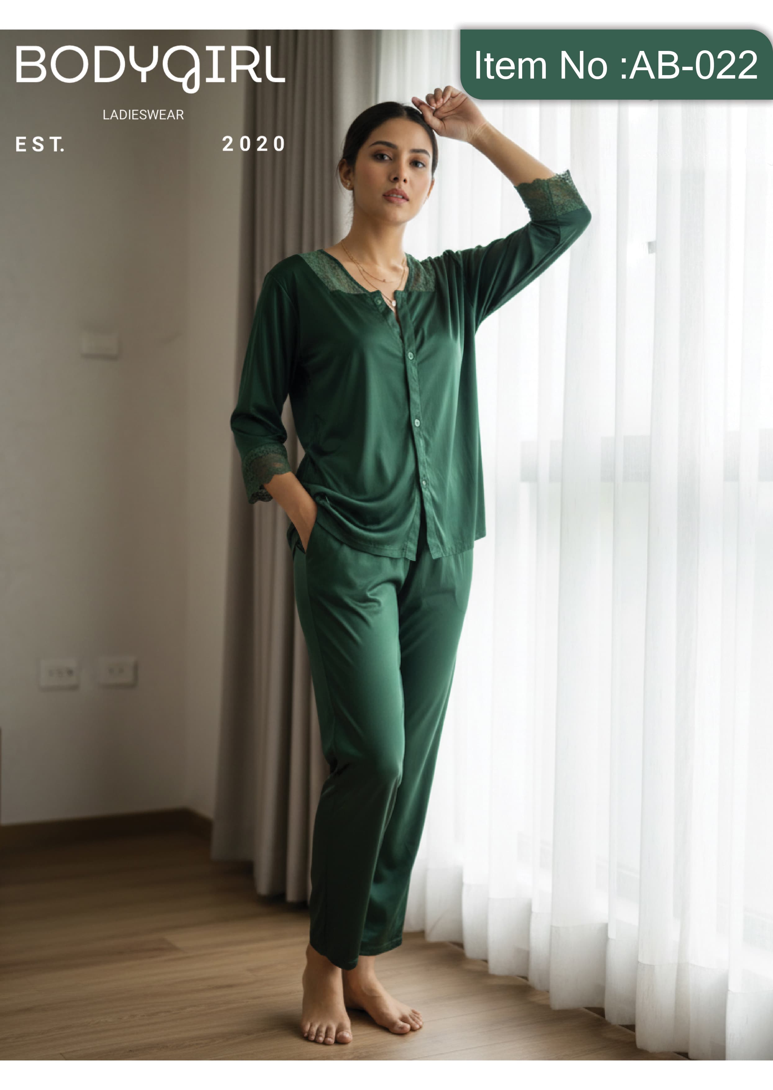 Luxury Silk Pajama Set - Women's Two Piece Sleepwear
