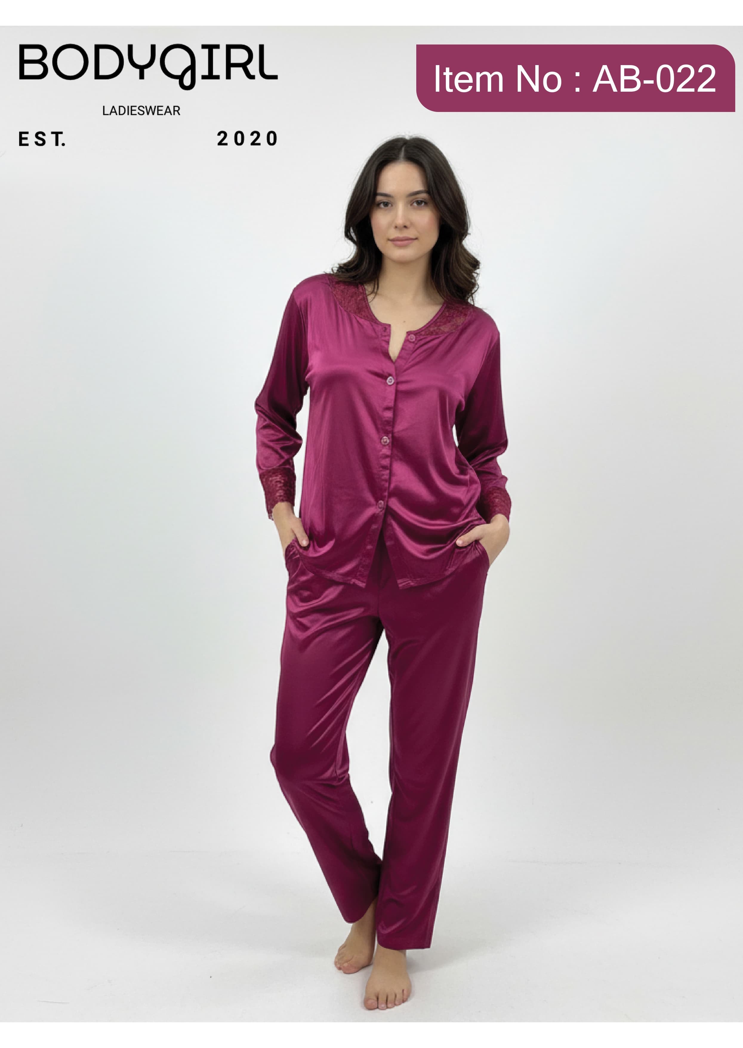 Luxury Silk Pajama Set - Women's Two Piece Sleepwear