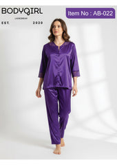 Luxury Silk Pajama Set - Women's Two Piece Sleepwear