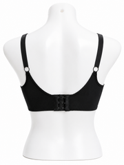 Ribbed Seamless Bra – Free Size | Black