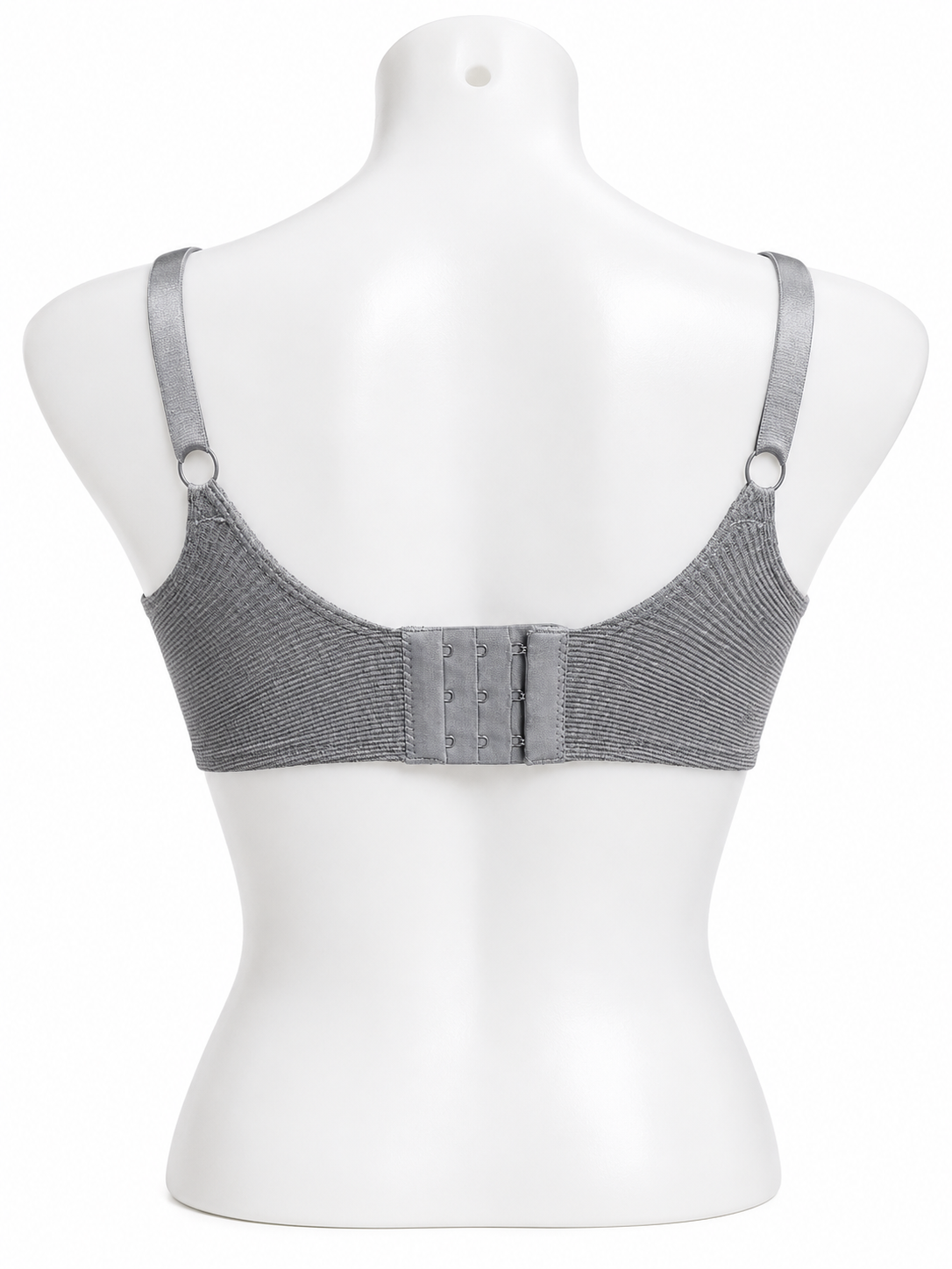 Ribbed Seamless Bra – Free Size | Grey